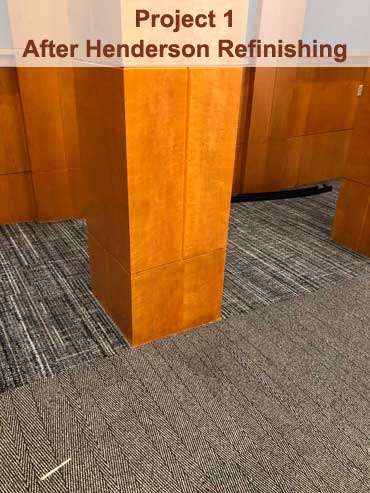 Henderson Refinishing woodworking services for medical facilities