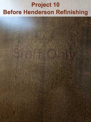 Project 10 - Before Henderson Refinishing services