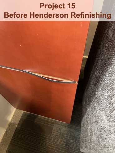 Henderson Refinishing woodworking services for medical facilities