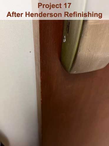 Henderson Refinishing woodworking services for medical facilities