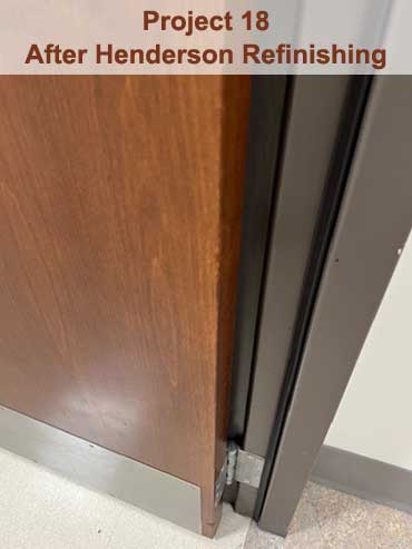 Henderson Refinishing woodworking services for medical facilities