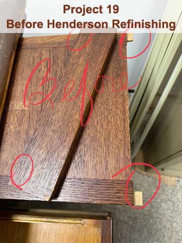 Project 19 - Before Henderson Refinishing services