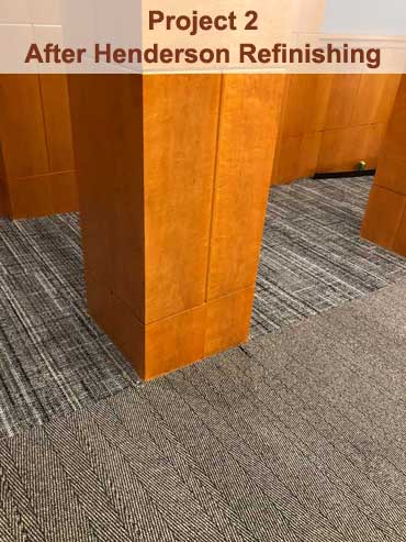 Henderson Refinishing woodworking services for medical facilities