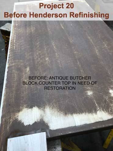 Project 20 - Before Henderson Refinishing services