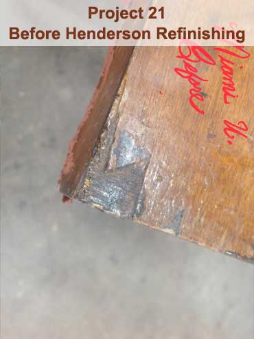 Project 21 - Before Henderson Refinishing services