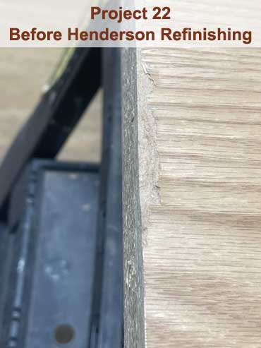 Project 22 - Before Henderson Refinishing services