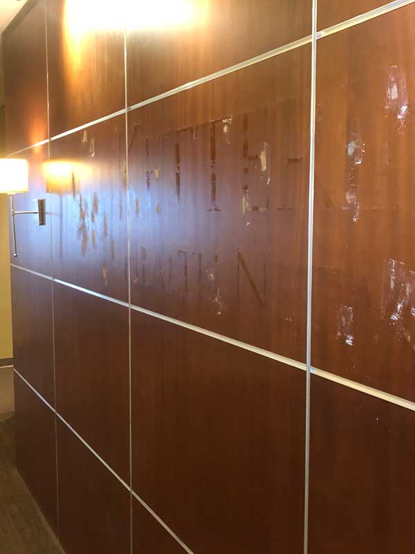 Henderson Refinishing woodworking services for medical facilities
