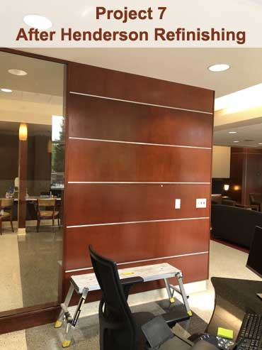 Henderson Refinishing woodworking services for medical facilities
